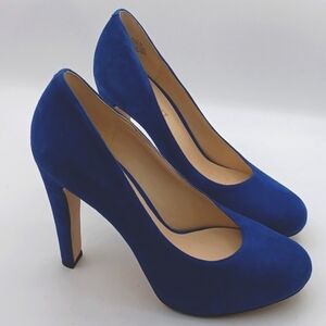 NINE WEST BLUE  HEELS